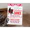 Customizable Valentine's School Mother Son Dance Ticket and Flyer Bundle Template